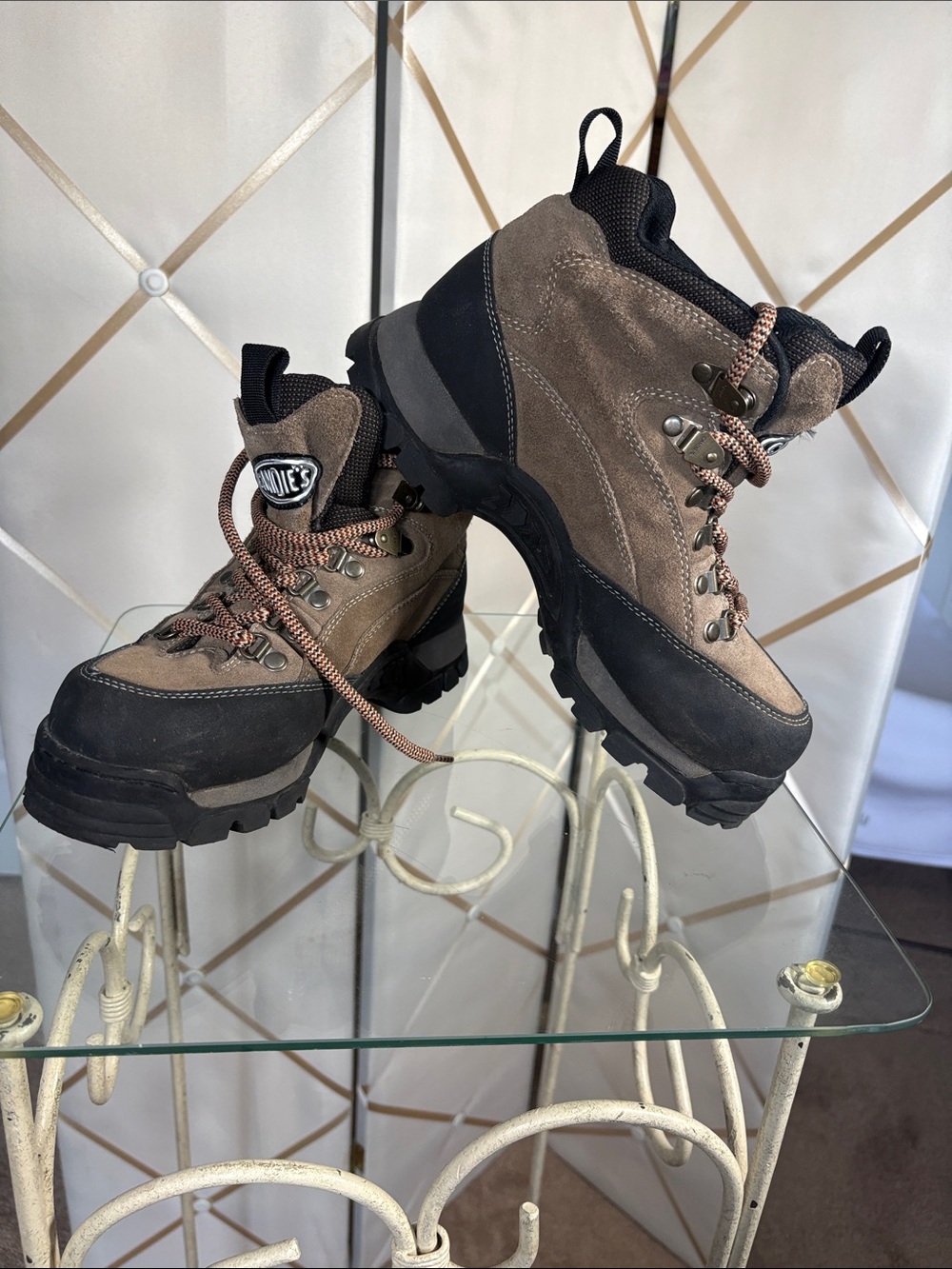 Candie's Brown and Black Rugged Hiking Boots